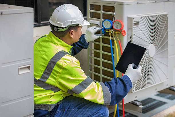 Professional Hvac technician working in Ucon, ID